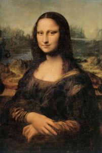 The Mona Lisa is an example of science used in art