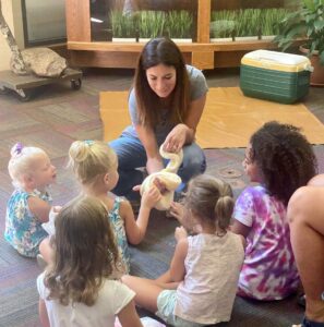 Wonders of Wildlife program with ball python